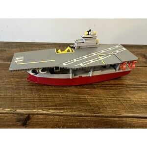 Vintage 1988 Galoob Micro Machines Aircraft Carrier #6416 Play set-Incomplete